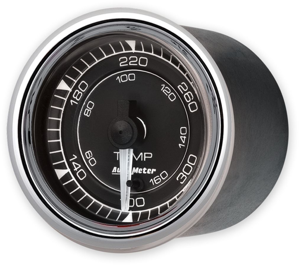AUTOMETER 2/16 Chrono Chrome Gauge Temp 300 Degree 9748
