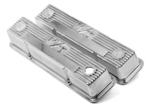 HOLLEY SBC M/T Valve Cover Set – Polished 241-82