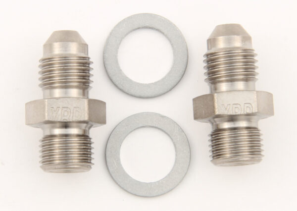 XRP-XTREME RACING PROD. 7/16-20 to #3 Stl Crush Washer Seal Adapter (Pr) 402933