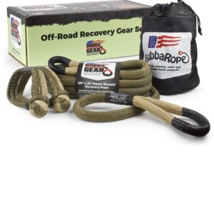 BUBBA ROPE Jeep Recovery Gear Set 3/4in x 20ft Desert Tan 176855BKG