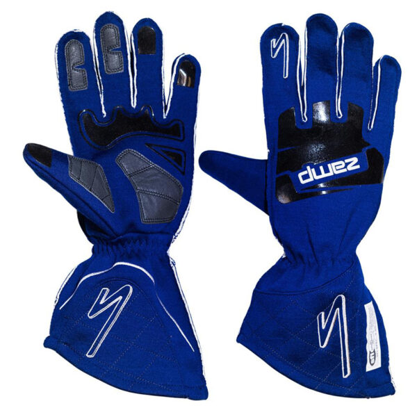 ZAMP Gloves ZR-50 Blue Large Multi-Layer SFI 3.3/5 RG10004L