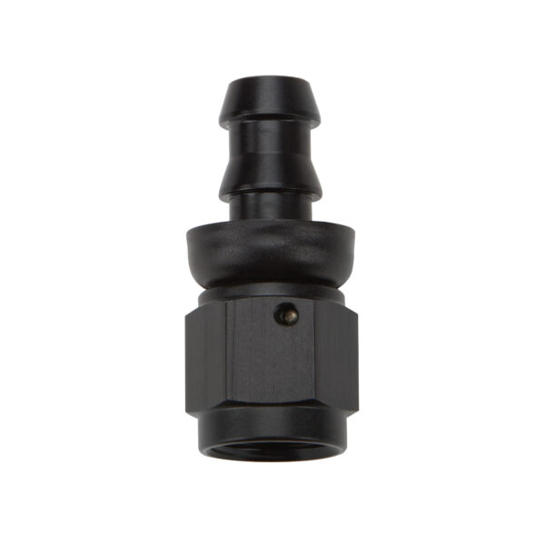 ALLSTAR PERFORMANCE Pushlock Hose End Black Straight -4 ALL49411