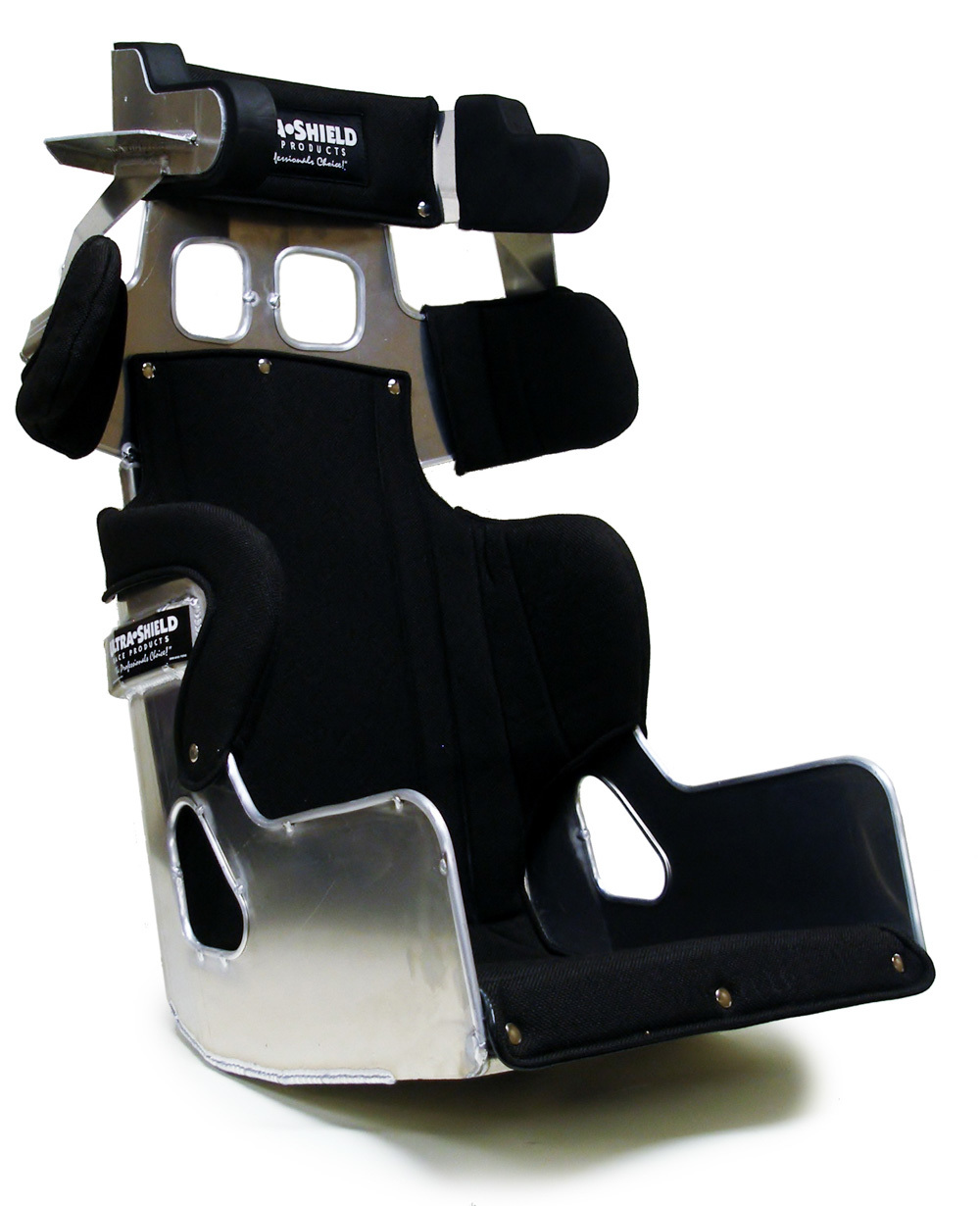 ULTRA SHIELD Seat 17in FC1 LM 20 Deg 1in Taller w/Black Cover FCLM720T