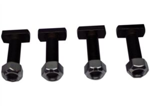 PEM T-Bolt 3/8in Kit WIth Lock Nuts 4pc T-BOLT3/8KIT