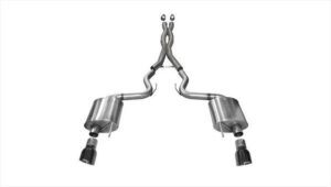 CORSA PERFORMANCE Exhaust Cat-Back – 3.0in Dual Rear Exit 14332BLK