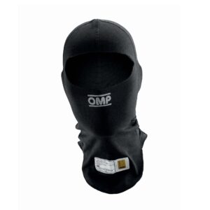 OMP RACING, INC. Tecnica EVO Balaclava FIA8856 Black Size SM IE0-0794-A01-071-S