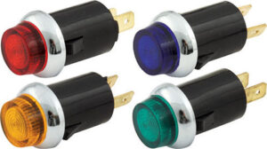 QUICKCAR RACING PRODUCTS Warning Light Kit 3/4in Red/Blue/Green/Amber 61-706