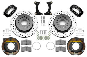 WILWOOD Brake Kit Rear Black FDL Drilled 12in GM G Body 140-17121-D