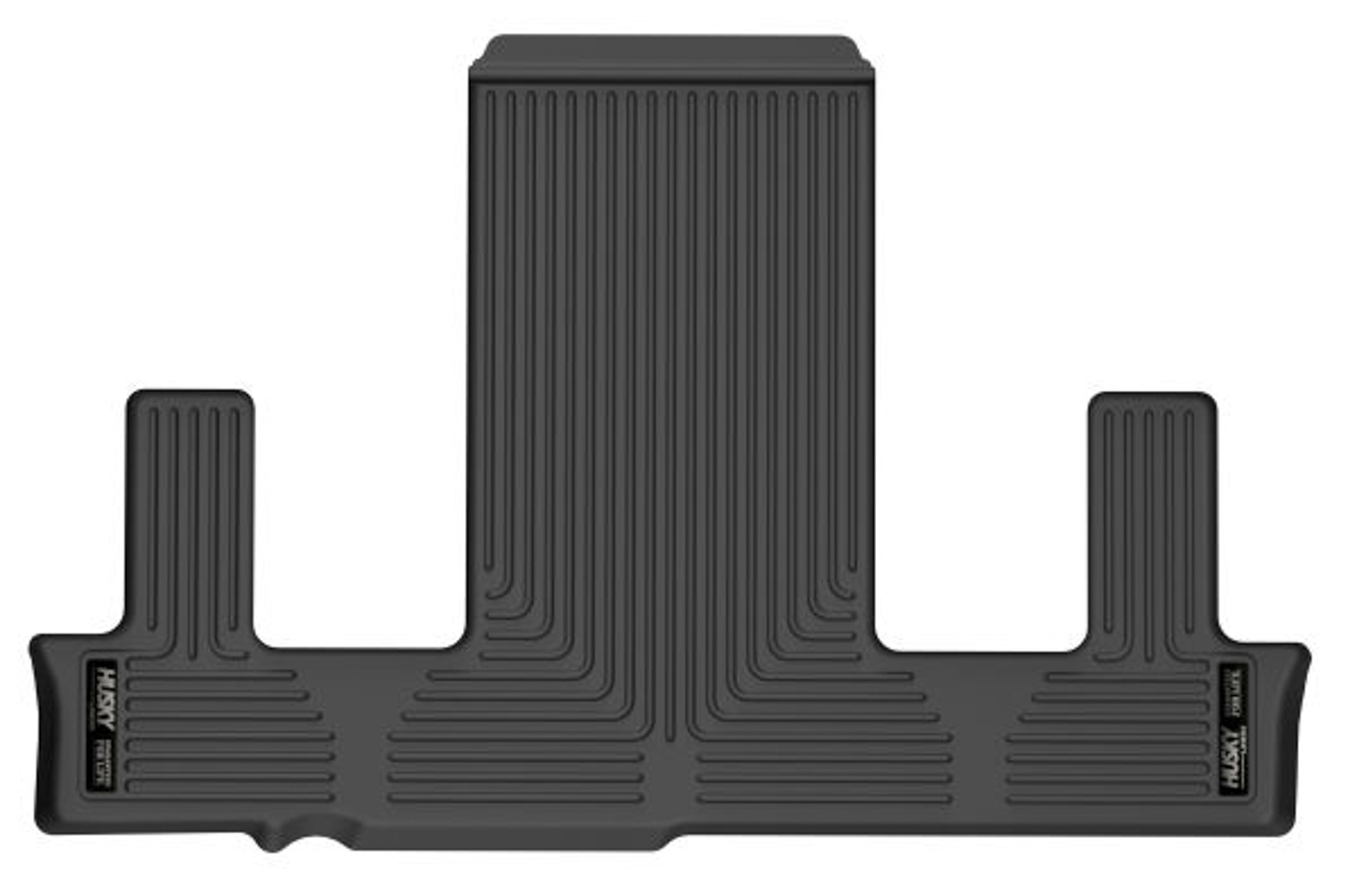 HUSKY LINERS 21- Chevy Tahoe Floor Liners Second Row Black 14231
