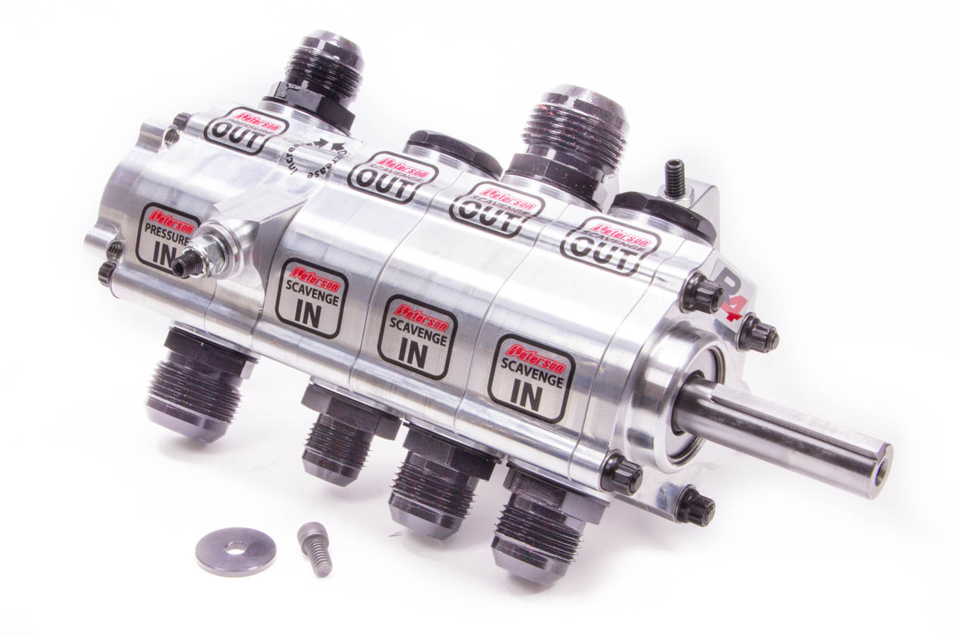 PETERSON FLUID Pump 4 Stage R4 Bellhous Mount w/Rear Drive 04-4056