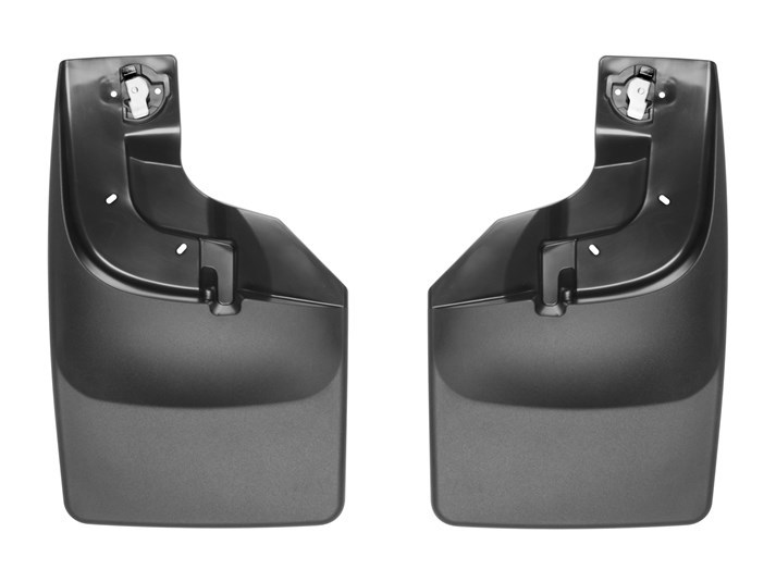 WEATHERTECH 17- Ford F250 Front Black No Drill Mudflaps 110066