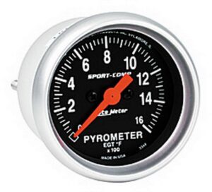 AUTOMETER 2-1/16in S/C EGT Pyrometer 0-1600 3344