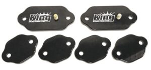 KING RACING PRODUCTS Exhaust Cover Kit Billet Standard Port 2105