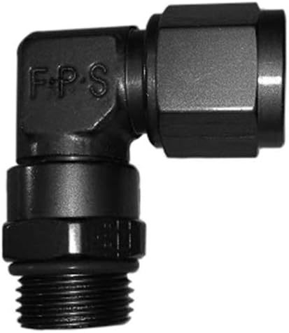 FRAGOLA 6an Female nut to 8an ORB 90-Deg Fitting 499068-BL