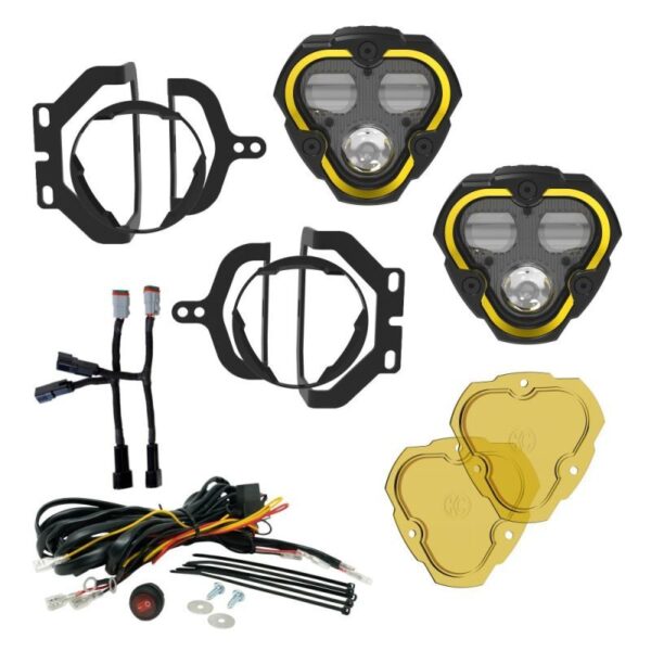 KC HILITES Flex Era 3 Dual Mode SAE Fog Light Kit Pair 97148