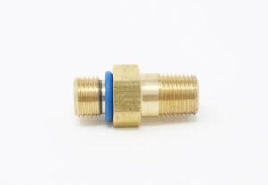 AEROMOTIVE Adapter 10mm x 1.0 Male to 1/8-MNPT  Brass 65610