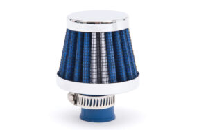 EDELBROCK Valve Cover Breather 10mm Inlet Blue/Chrome 43513