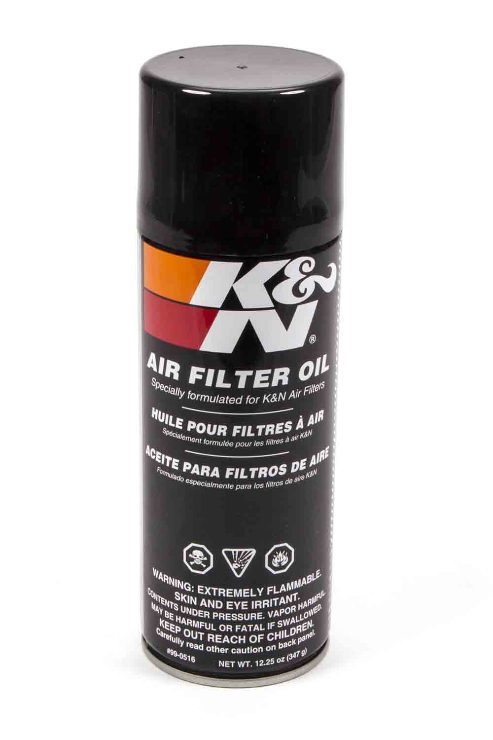 K AND N ENGINEERING Air FltrOil12.25ozAeroso l 99-0516