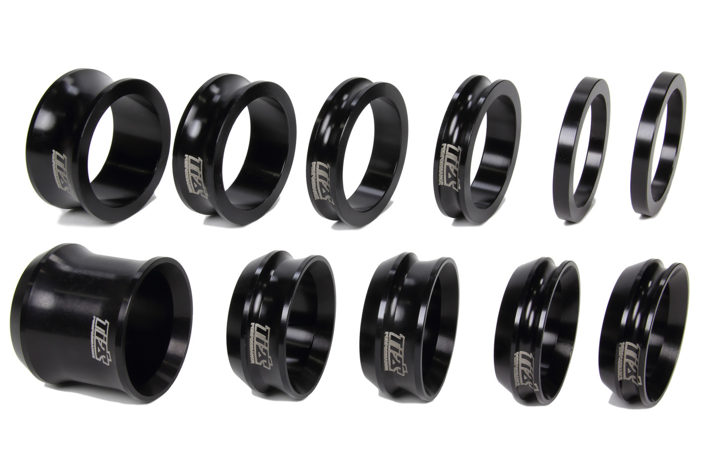 Ti22 PERFORMANCE 600 Wheel Spacer Kit 11 Piece Black TIP3925
