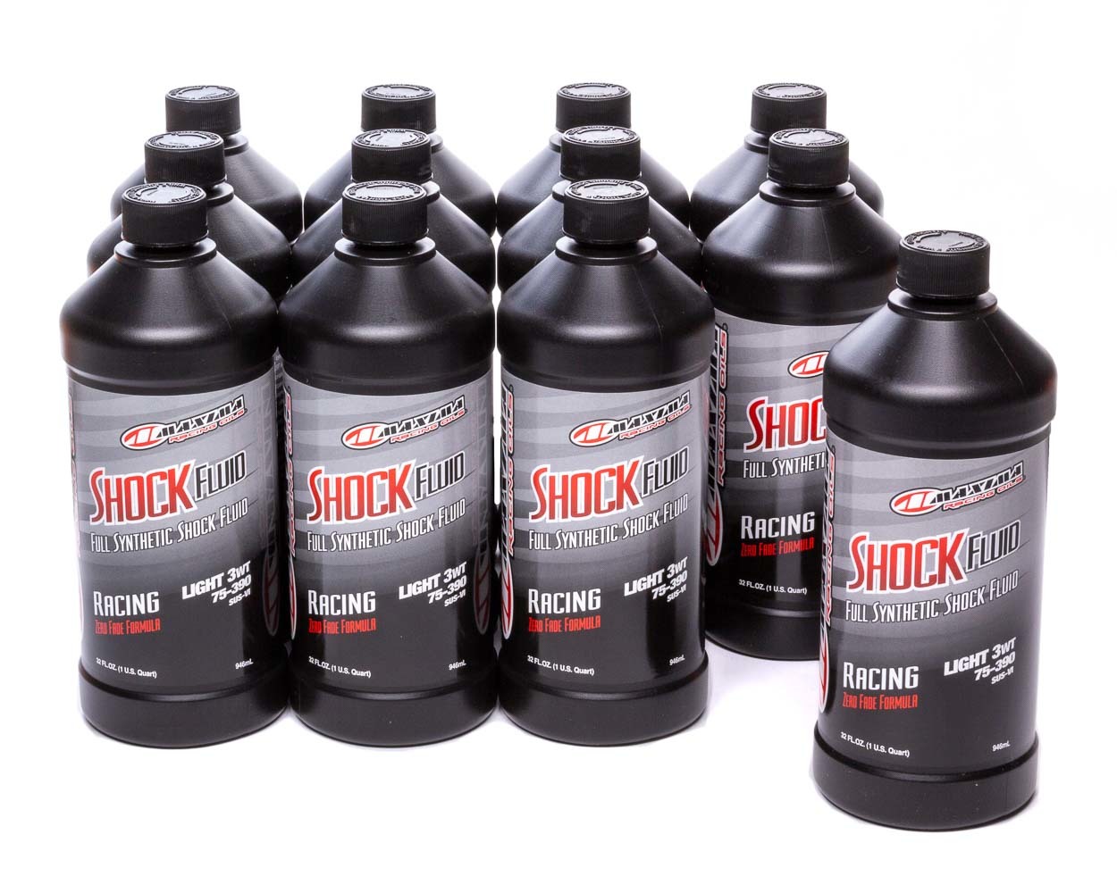 MAXIMA RACING OILS 3w Racing Shock Oil Case 12 x 32oz Bottles 50-57901