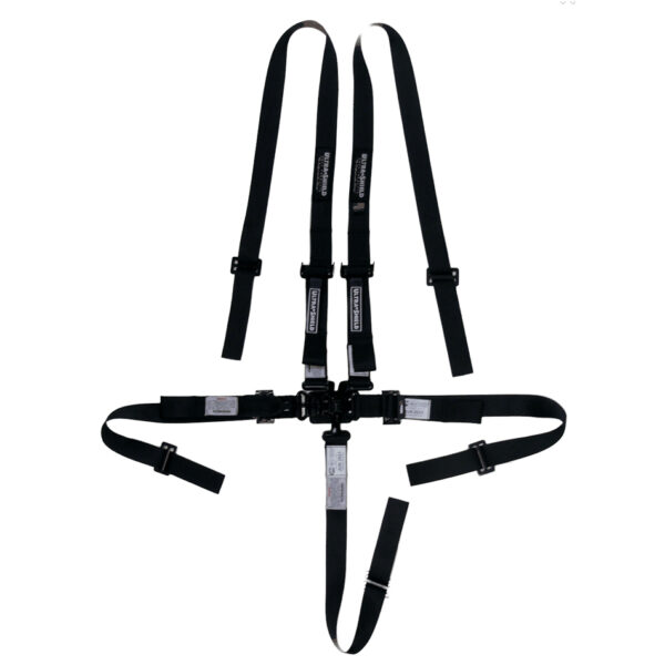 ULTRA SHIELD Harness 5pt Black Indiv Shoulder 2in Pull-Down HB23031