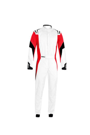 SPARCO Comp Suit White/Red X-Large / 2X-Large 001144B62BRNR