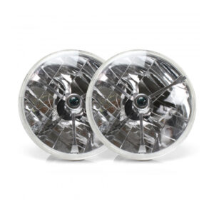 AUTO-LOC Tri-Bar Headlights Pair w/Replaceable Color Dots AUTLENB1AS