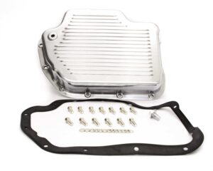 RACING POWER CO-PACKAGED Transmission Pan Turbo 400 Polished Aluminum R8492