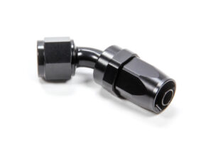 TRIPLE X RACE COMPONENTS #8 45 Degree Swivel Hose End HF-24508BLK