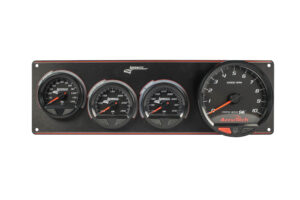 LONGACRE Waterproof SMI 3 Gauge Panel W/Tach OP/WT/OT 52-44573