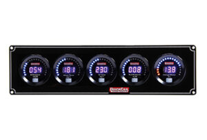 QUICKCAR RACING PRODUCTS Digital 5-Gauge Panel OP/WT/OT/FP/Volts 67-5037