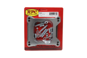 RACING POWER CO-PACKAGED Carburetor Adapter Kit- 4 Barrel To Q-Jet Base R2066