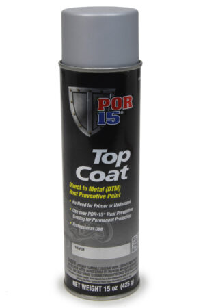 POR-15 Top Coat Silver 15oz Aerosol 46018
