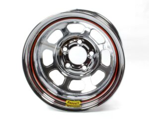 BASSETT 15×8 Wheel 5×5 Chrome D-Hole Armor Edge 58D52EC