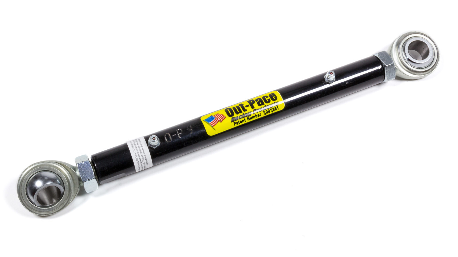 OUT-PACE RACING PRODUCTS 14in x 5/8 Greasable St Tube Assy Round 7/8 O.D. 8-140-S2