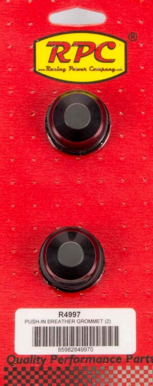 RACING POWER CO-PACKAGED 1-1/4 OD X 3/4 ID Steel V/C PVC Grommets 2pk R4997