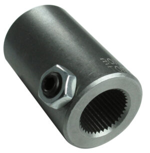 BORGESON Steering Coupler Steel 3/4-30 X 3/4 Smooth Bore 313100
