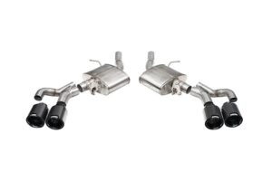 CORSA PERFORMANCE 24- CT5-V Blackwing Axle Back Exhaust Blk CF 21322CFBLK