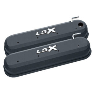 PROFORM GM LS Valve Covers – Slant Edge Black 141-256