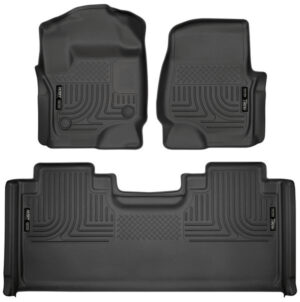 HUSKY LINERS Front & 2nd Seat Floor L iners Weatherbeater 94071