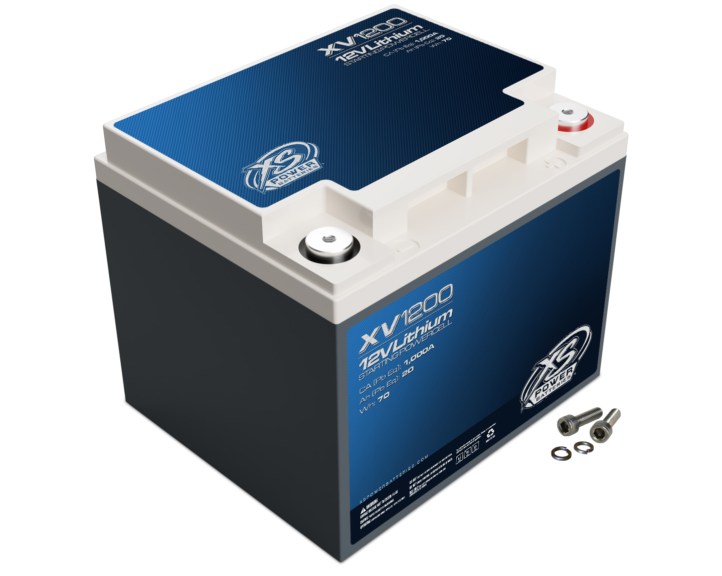 XS POWER BATTERY Lithium Titan8 XV Series 12 Volt Battery 1000 CA XV1200