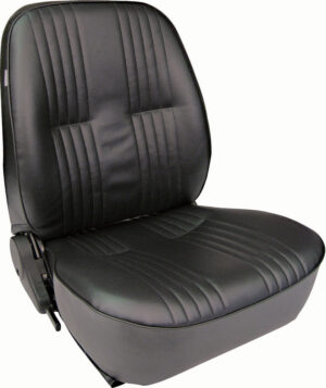 SCAT ENTERPRISES PRO90 Low Back Recliner Seat – RH – Black Vinyl 80-1400-51R