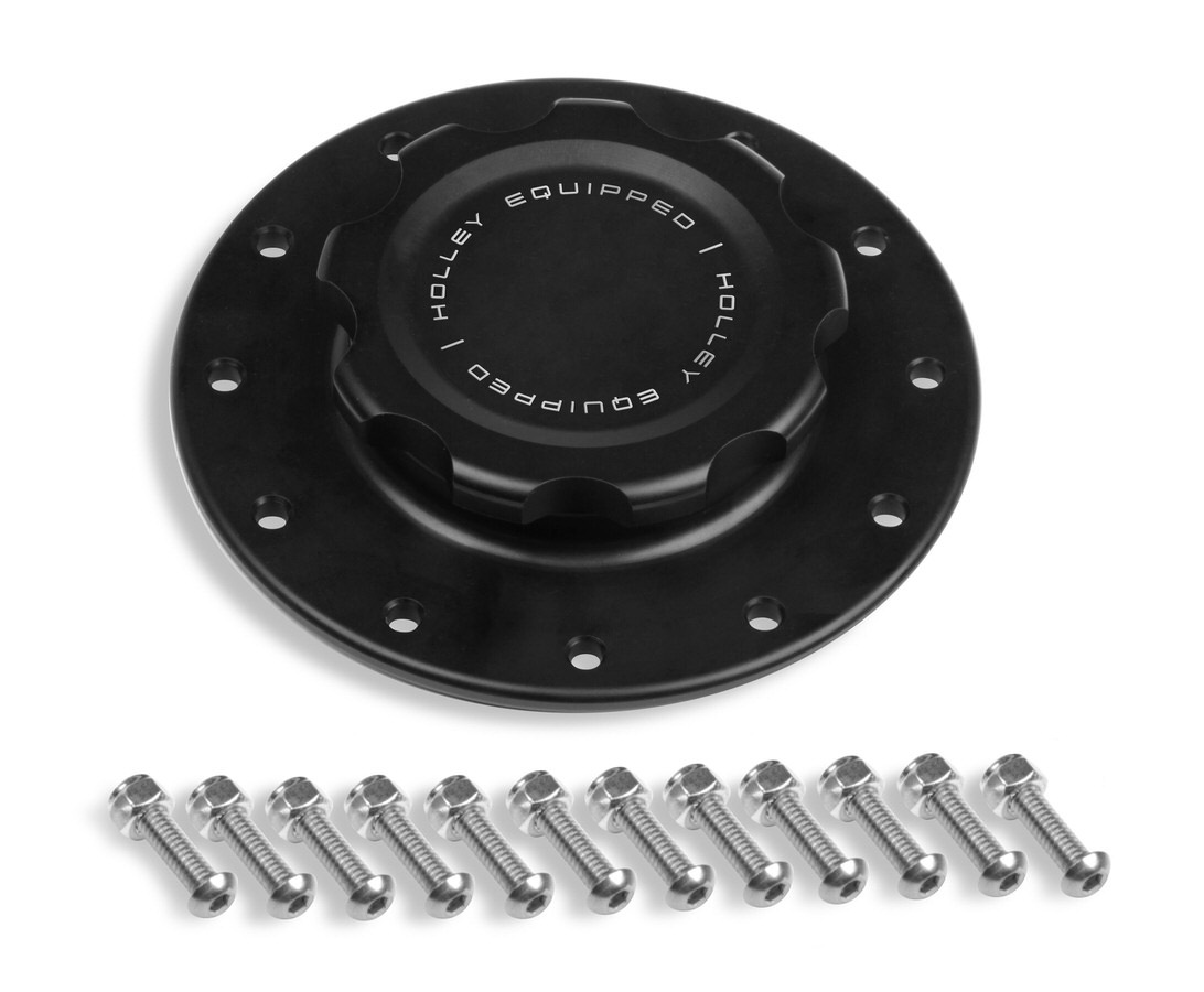 HOLLEY Alm Fuel Cell Cap & Bung w/12 Bolt Flange 241-227