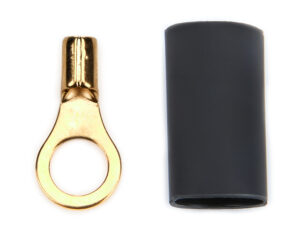 QUICKCAR RACING PRODUCTS Ring Terminal #10 22-16 GA. Pair w/Heat Shrink 57-477
