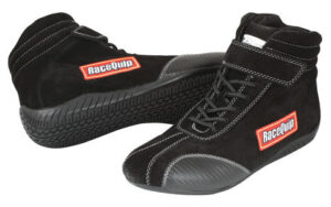 RACEQUIP Shoe Ankletop Black Size 9.5  SFI 30500095RQP
