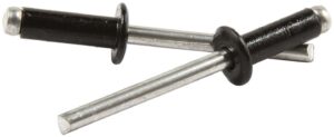 ALLSTAR PERFORMANCE Sm Hd Rivet Black Alum 250pk ALL18128