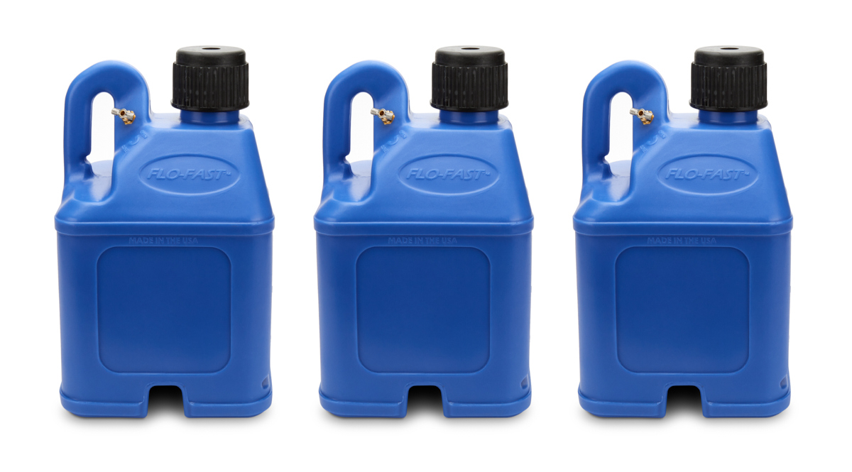 FLO-FAST Utility Container Blue (Case of 3) Stackable 50102-3