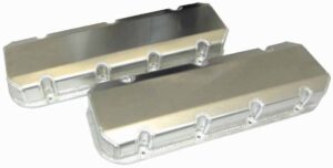 MOROSO BBC Fab Valve Cover Set 3in Tall Non-Logo 68479