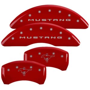 MGP CALIPER COVER 15-   Mustang Caliper Covers Red 10200SMB2RD
