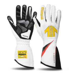 MOMO AUTOMOTIVE ACCESSORIES Corsa R Gloves External Stitch Precurved Large GUCORSAWHT11